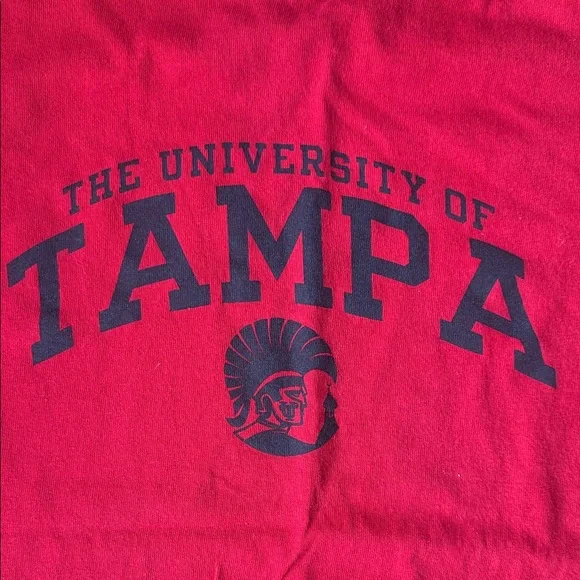 University of Tampa Red T-Shirt, Size small - Picture 2 of 4
